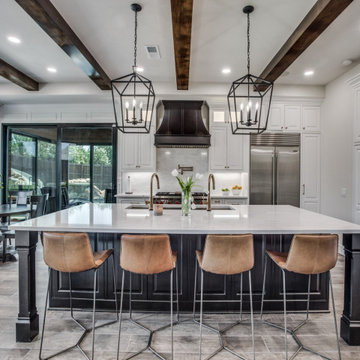 Kitchen, Living Room, Laundry Room & Bar (Frisco, TX)