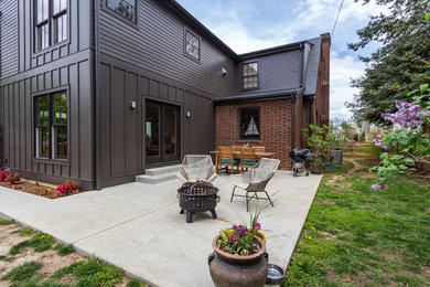Inspiration for a contemporary patio remodel in DC Metro