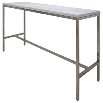 Nuevo Furniture Verona Counter Table in White