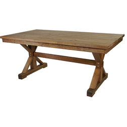 Farmhouse Outdoor Dining Tables by Burleson Home Furnishings