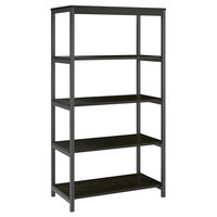 A Design Studio Jaxson 5-Shelf Bookcase, Rustic Medium Oak
