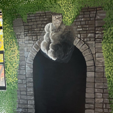 Train Tunnel Mural