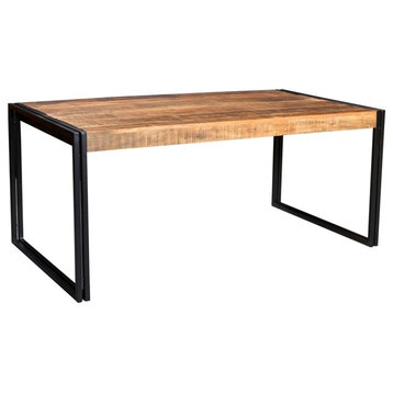 Timbergirl Reclaimed Wood Dining Table, 71"