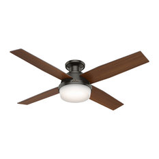 Hunter Dempsey 2-Light 52" Indoor Flush Mount Ceiling Fan in Noble Bronze