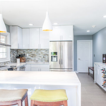 Second floor kitchen remodel