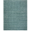 TERRA Cerulean Heather Hand Made Wool and Silkette Area Rug, 8'6" X 11'6"