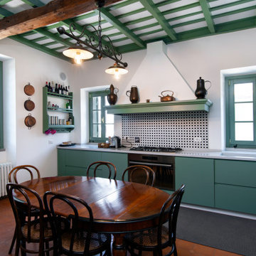 Villa del 1700 - Cucina principale al piano superiore