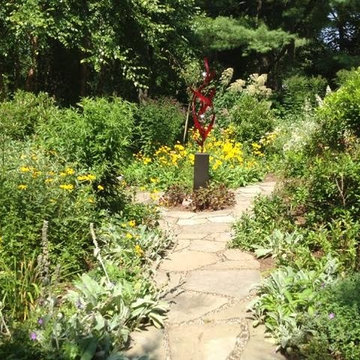 Custom Masonry Design and Naturalistic Landscaping
