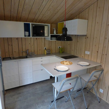 Création d’un studio style cabane