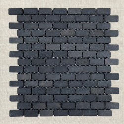 BAYU - Midnight | 12" x 12" | Marble Mosaic - Mosaic Tile