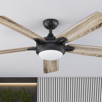 Prominence Home Lorelai Smart Ceiling Fan With Light, Bronze