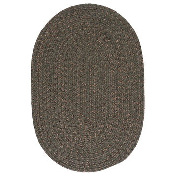 Colonial Mills Hayward HY69 Olive Traditional Area Rug, Round 12'x12'