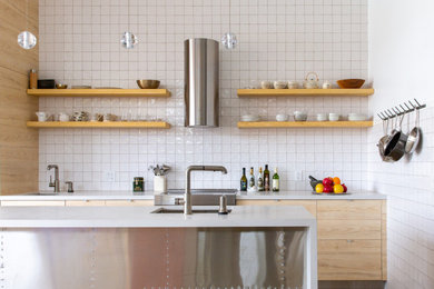 Inspiration for a scandinavian kitchen remodel in Charleston