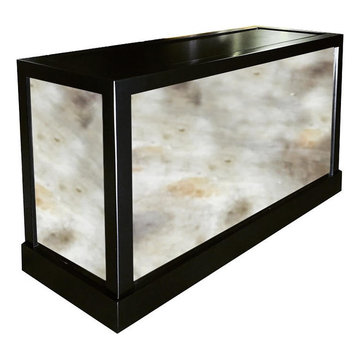 Antique Mirror TV lift cabinet for bedroom by Cabinet Tronix