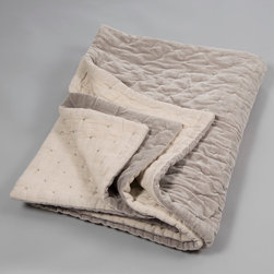 Velvet Linen Quilt - Comforters And Comforter Sets