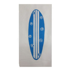 Coastal Assortment-Marine Blue Surfboard - Dish Towels