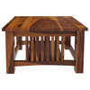 Jeddito 3 Piece Square Coffee Table Set Mission Style