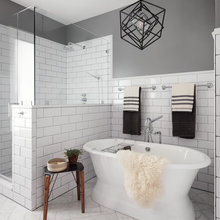 vintage industrial bathroom