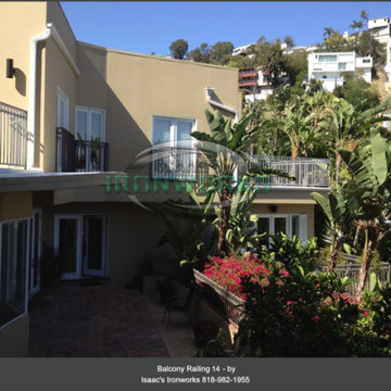 Balcony Railings (Juliet Balcony) Custom Made by Isaac's Ironworks