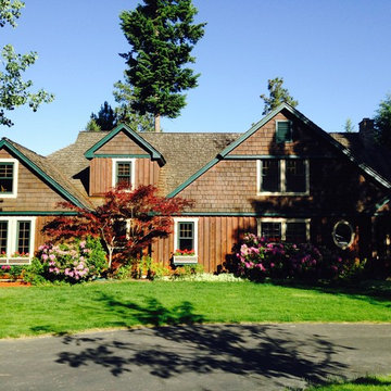 Exterior Stain Project near Cougar Ridge