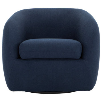 Maurice Swivel Chair Midnight Blue