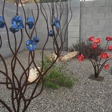 Backyard Metal Accent Sculptures