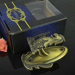 QYN13 Merlion Zinc Alloy Curtain Tieback Holdbacks in Green bronze Color - Window Treatment Accessories