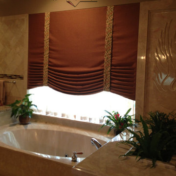Window Treatment over Tub