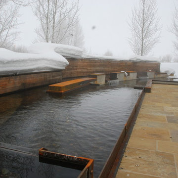Lake Creek Water Garden in the Winter