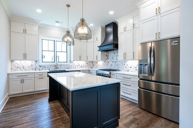 Example of a transitional kitchen design in Other