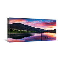 "Red hills Sunset 2 crop" by European Master Photography, 22"x11"