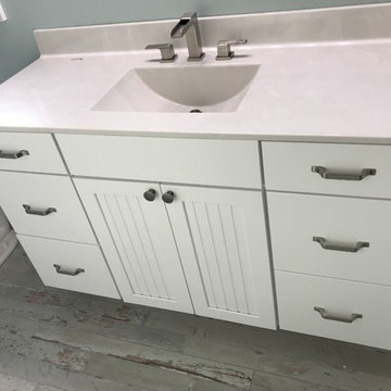 Custom Amish Cabinetry and Waypoint Cabinetry- Extra White and Peppercorn Grey