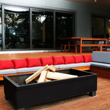 Deck Seating / Firepit