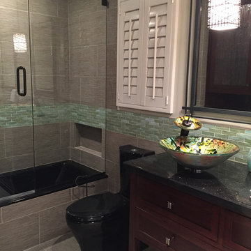 Asian inspired bathroom in Torrance