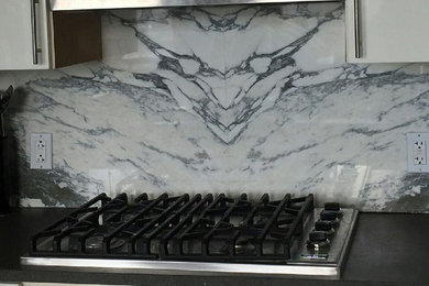 Marble Kitchen, counter top and Backsplash