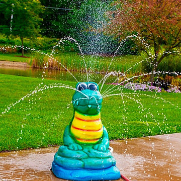 Portable Splash Pad for your backyard