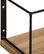 Kate and Laurel Benbrook 24 Floating Wall Shelves, Rustic Brown and Black