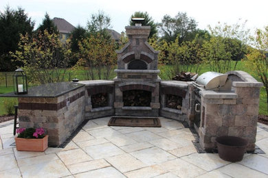 Example of a patio design in Chicago