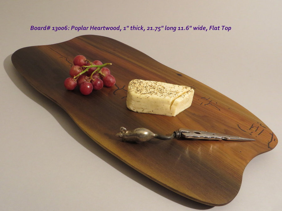 Hand-Carved Poplar Serving Board