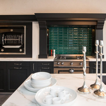 Gemütliche Wohnküche in modern-vintage Design