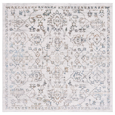 Safavieh Bel Air Collection BLA234B Rug, Beige/Grey, 6'7" X 6'7" Square