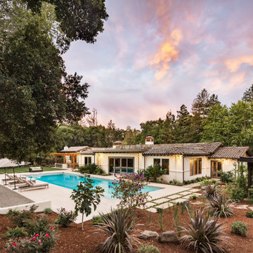 Old World California Mission Style Estate - Los Altos Hills, CA