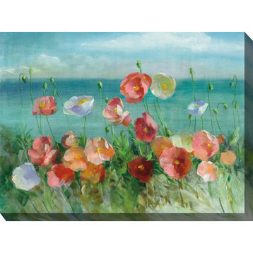 Seaside Poppies Canvas Art Print, 40"x30"