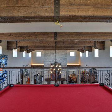 Ceiling beams with corbels