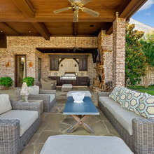 Backyard patio