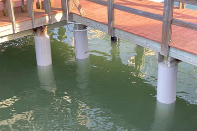 Dock Piling Wraps - Concrete Jackets - Dock Repair and Inspection