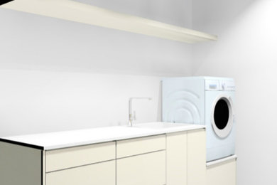 Inspiration for a laundry room in Gold Coast - Tweed.