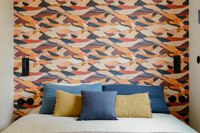 Idée de décoration pour une chambre design.