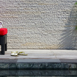 Outdoor Pool Area Wall - Mosaic Tile