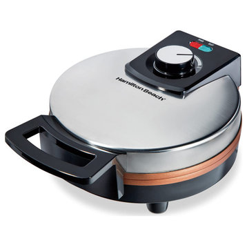 Belgian Waffle Maker with Browning Control, 26080, Black Nonstick, 26080